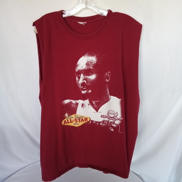 Kobe Bryant Lakers Basketball Shirt Sleeveless